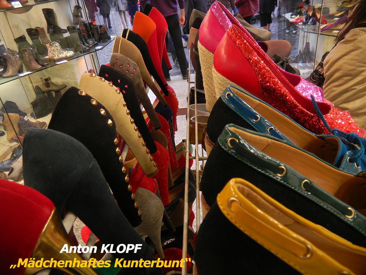 Klopf A - Damenhaftes Kunterbunt web