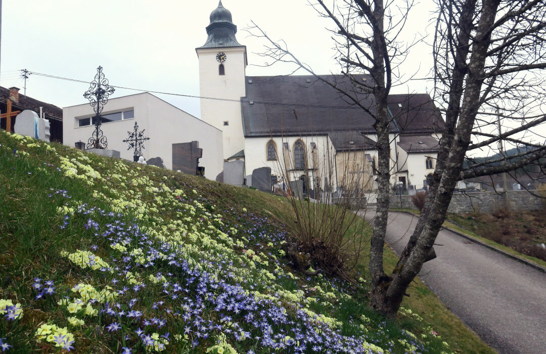 Hans Hennebichler - Kirche im Frühling